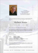 Hubert Hofer